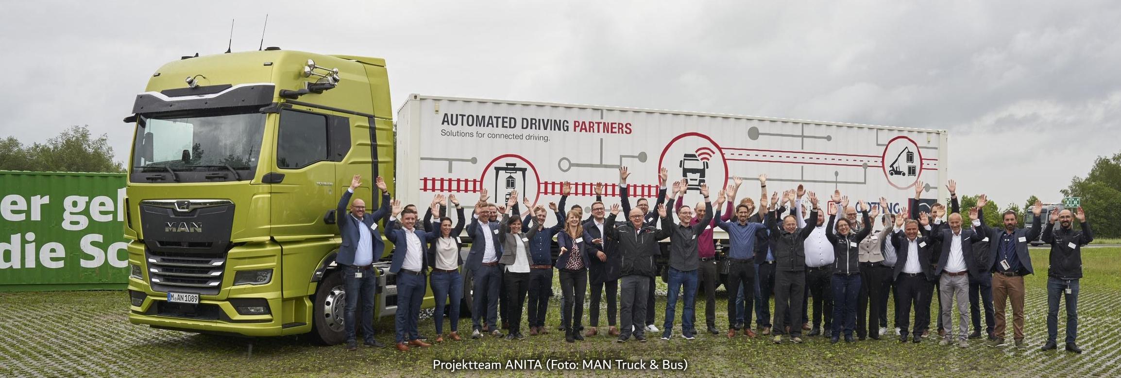 Projektteam ANITA (Foto: MAN Truck & Bus)